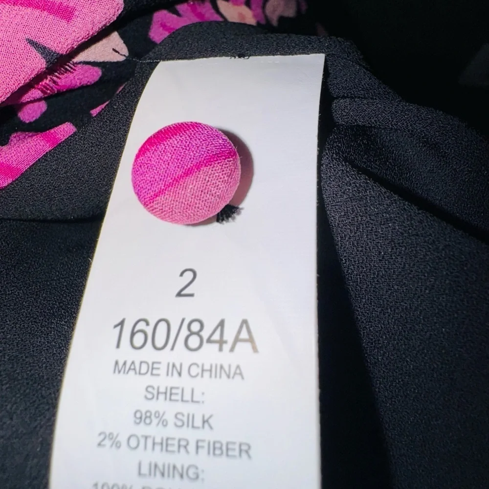 Kate Spade Pink Floral Long Sleeve Dress